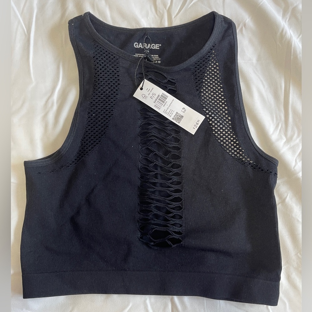 Haut Seamless cut out top